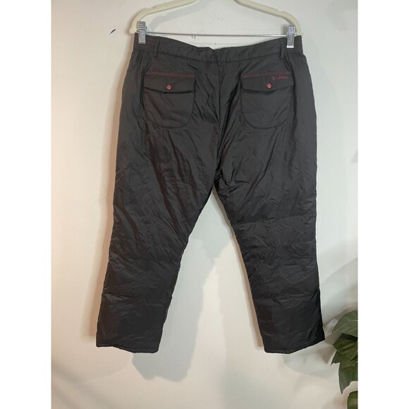 JDX Multisports Black Snowboard Snow Pants With Red Stitching & Bunny Logo - Picture 2 of 16